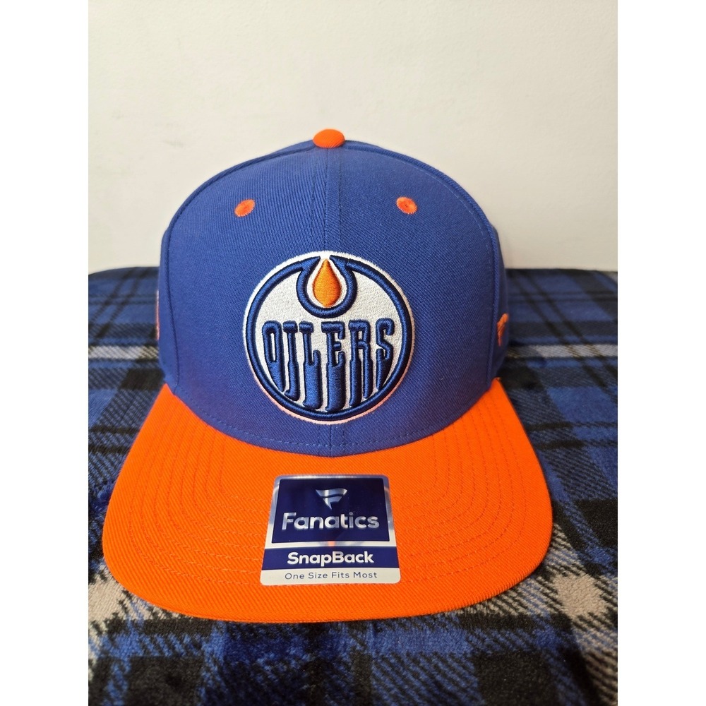 Fanatics Edmonton Oilers NHL Snapback Hat NWT